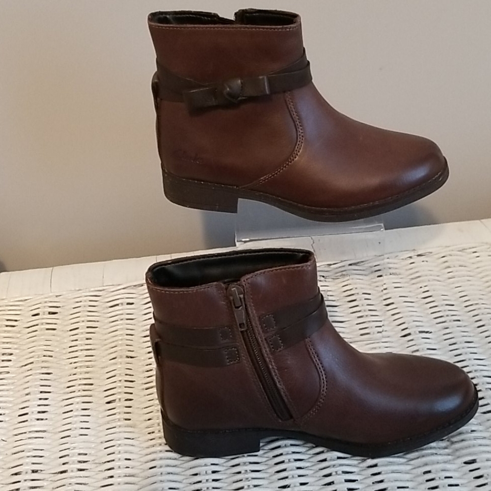 Clark's leather boots